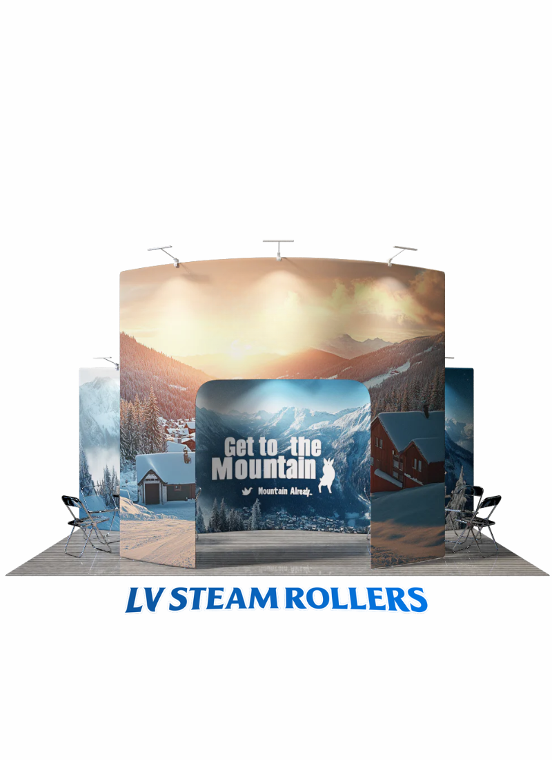 Portable Exhibit Display 10ft x 20ft - Model 6