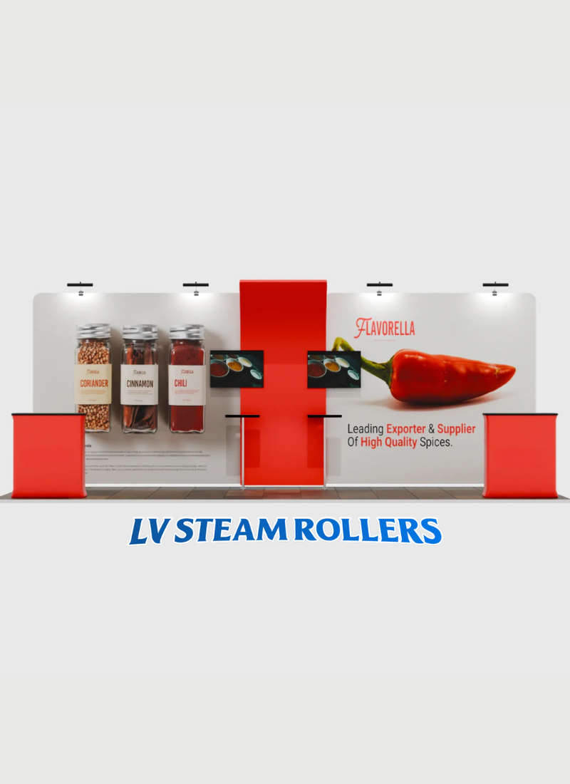 Portable Exhibit Display 20ft - Model 13