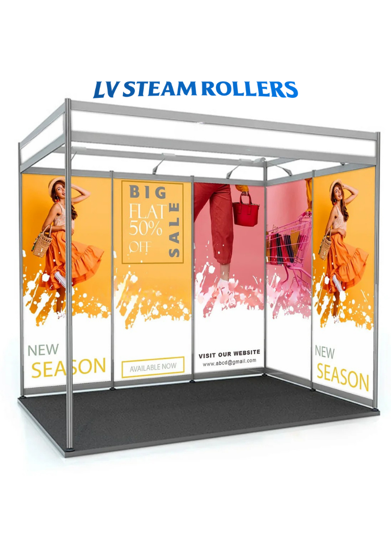Shell Scheme Exhibition Graphics for 13.2ft Wide x 10ft Depth Booth