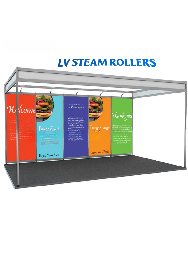 Shell Scheme Exhibition Graphics for 16.4ft Wide x 10ft Depth Booth