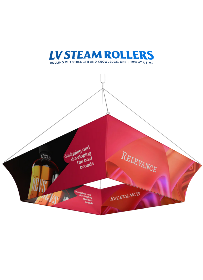 Tapered Square Hanging Display