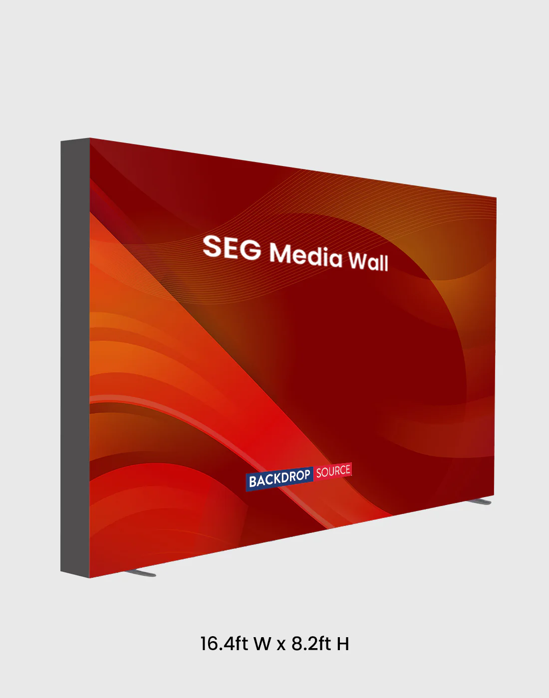 SEG Fabric Media Wall 16.4ft x 8.2ft