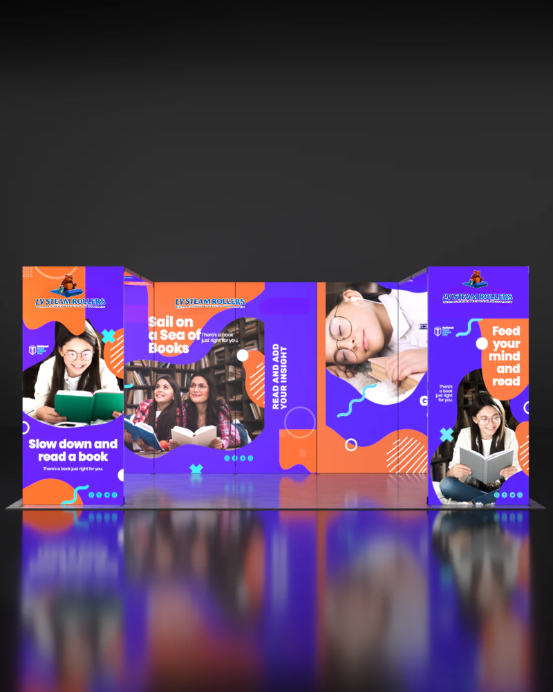 Foldable SEG Backlit Exhibition Display - Model 13