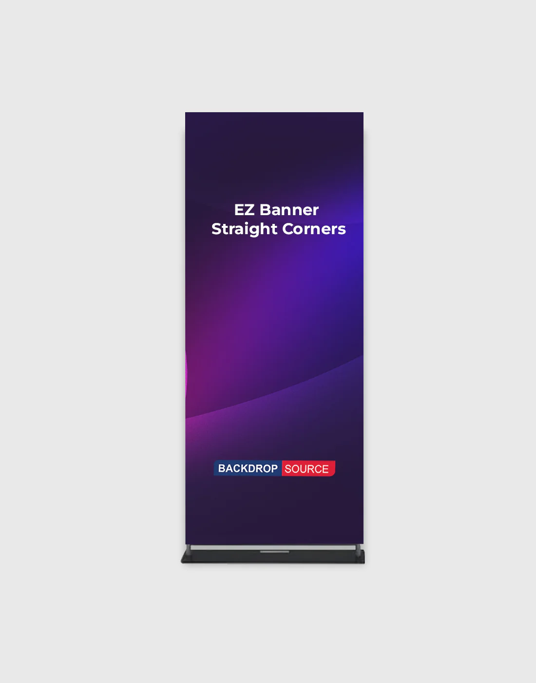 EZ Banner with straight corners