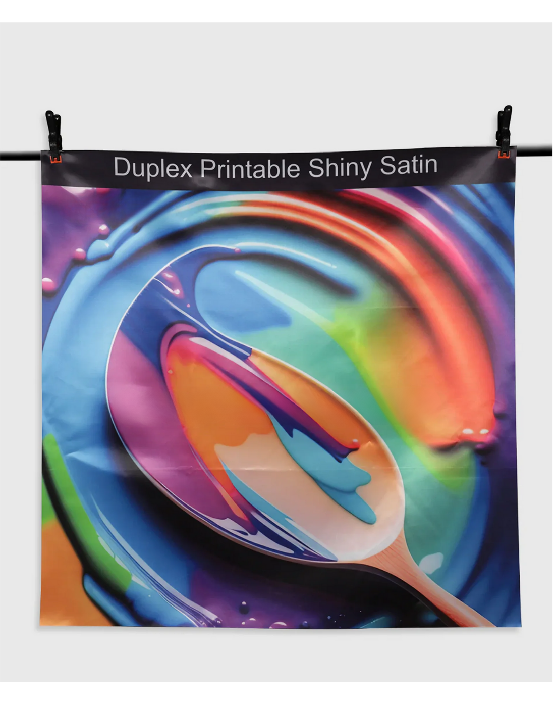 Duplex Shiny Satin Polyester5 ft W x 5 ft H