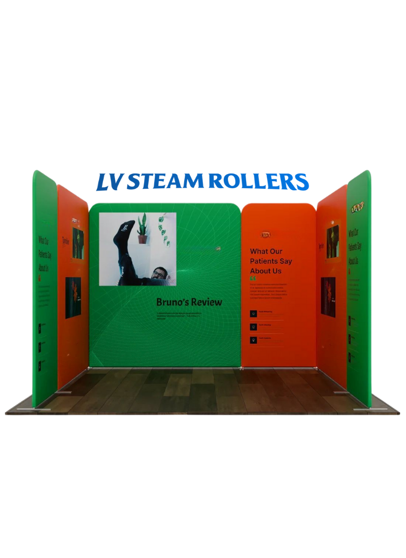 Magnetic Fabric Booth Display - Model 2 (10 x 10ft)