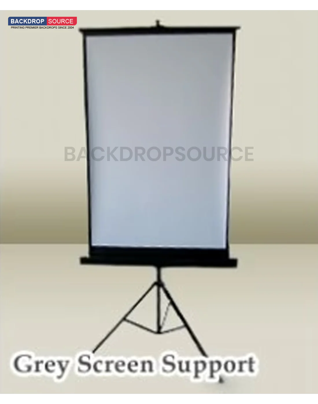 Photography Passport Gray Backdrop With Stand
